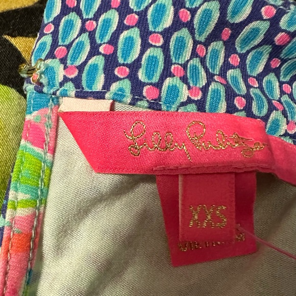 NWT LILLY PULITZER Monterrey Reflections Engineere Halter  Maxi Dress size XXS - Picture 4 of 5